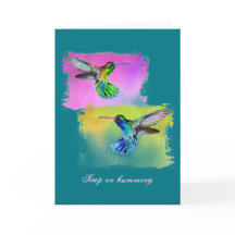 Inspirational Hummingbird-kort
