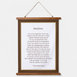 Inspirational Invictus Dikt