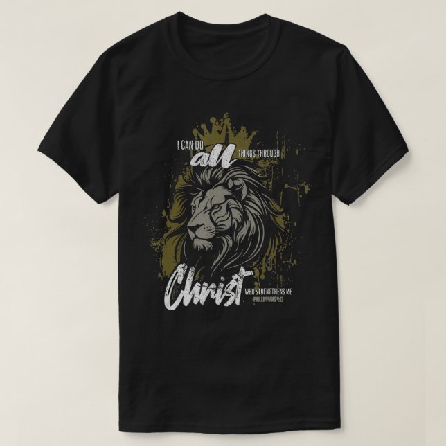 Inspirational Jesus Lejonare Judah Christian Kor S T Shirt (Design framsida)