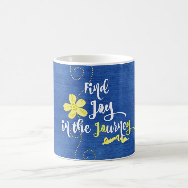 Inspirational Joy in the Journey Quote Kaffemugg (Center)