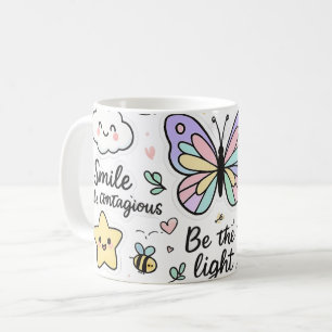 Inspirational Kawaii-Boho Butterfly Sticker Lakan Kaffemugg
