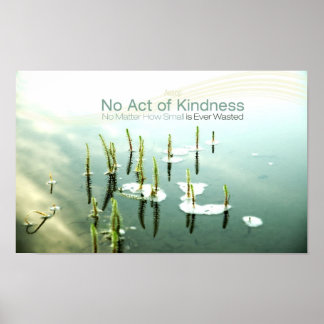 Inspirational Kindness Quote från Aesop Poster