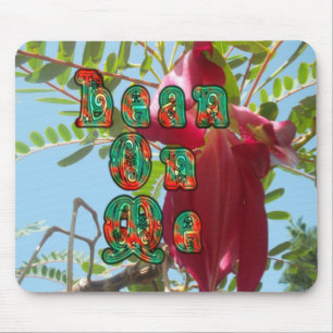 Inspirational Lean on Me Blommigt Skyward Art-utsk Musmatta