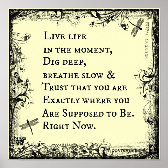 Inspirational Life Quote Poster (Framsidan)