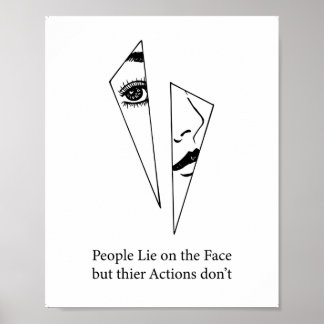 Inspirational Life Reality-citat, utskrivbar offer Poster