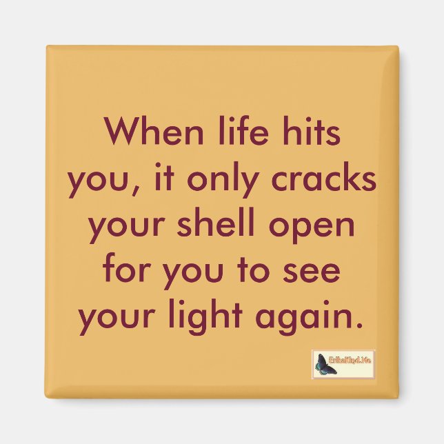 Inspirational Magnet - Stiga upp upp (Framsidan)