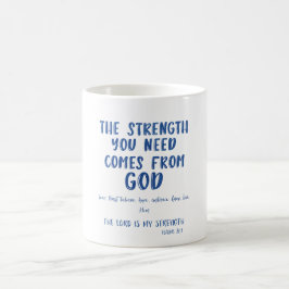 Inspirational Message Quote och Bible Verse Magisk Mugg