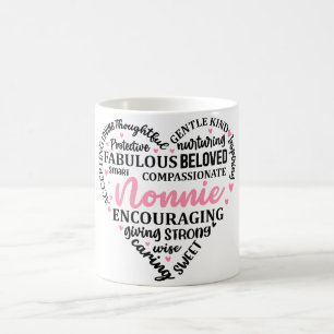 Inspirational Mors dag Heart/Nonnie Kaffemugg