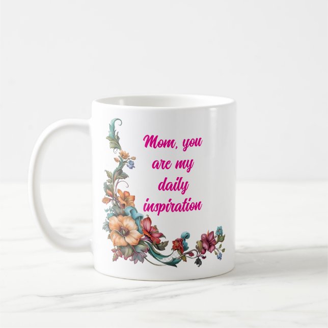 Inspirational Mors dag Mugg Mamma, min inspiration (Vänster)
