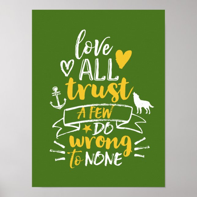 Inspirational Motivation Quote Poster Life Slogan (Framsidan)