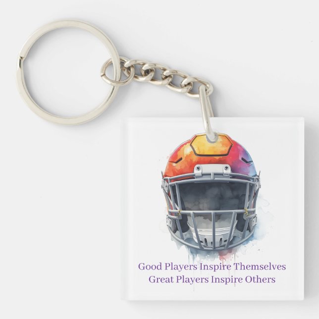 Inspirational Motivational Football Helmet  (Framsidan)