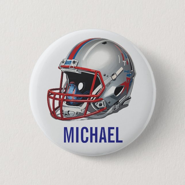 Inspirational Motivational Football Helmet Name Knapp (Framsida)