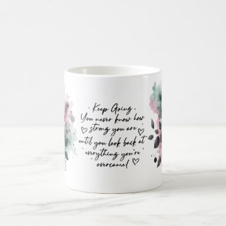 Inspirational Motivational Quote Träd Coffee Mugg