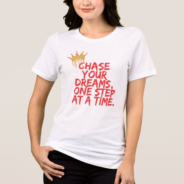 Inspirational Motivational Quotes Design  T Shirt (Framsida)