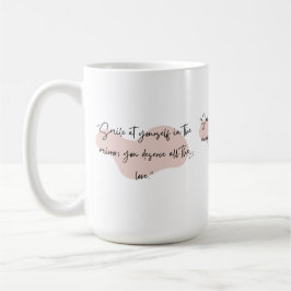 "Inspirational Mugg for Self Kärlek and Positivity