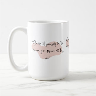 "Inspirational Mugg for Self Kärlek and Positivity