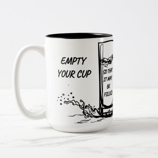 Inspirational Mugg - Töm kopp (Vänster)