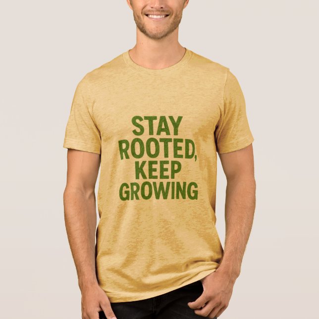 Inspirational Nature Design for Growth & Strength T Shirt (Framsida)