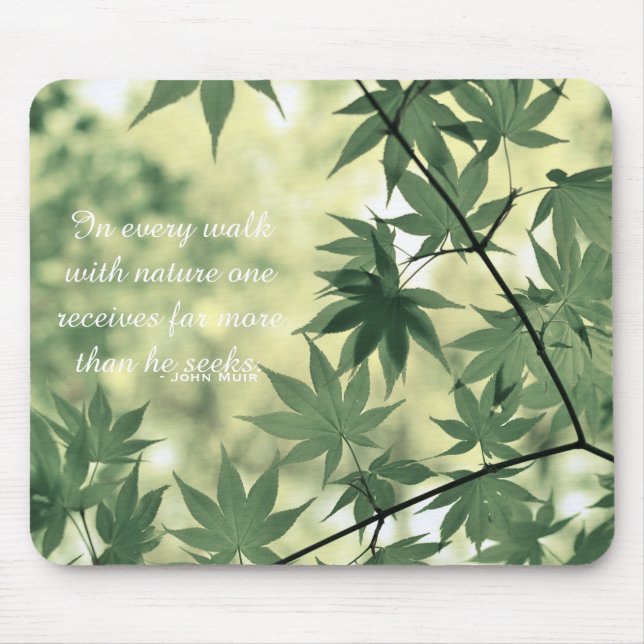 Inspirational Nature Quote Musmatta (Framsidan)