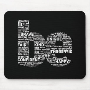 Inspirational Ord Art Mouse Pad Musmatta