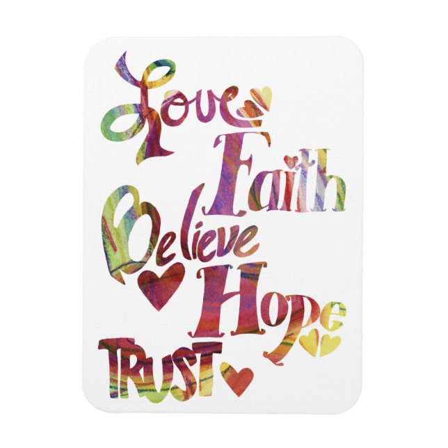 Inspirational Ord Collage Magnet (Vertikal)