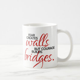Inspirational Ord Courage Bygger Bridges Kaffemugg