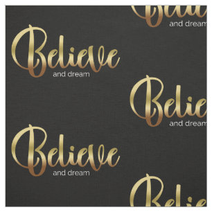 Inspirational Ord Golden Tro och Dream Tyg