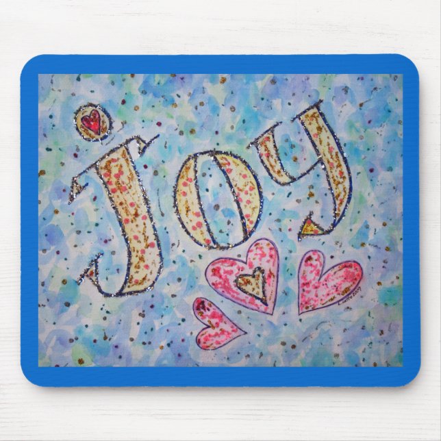 Inspirational Ord "Joy" Mousepad Musmatta (Framsidan)