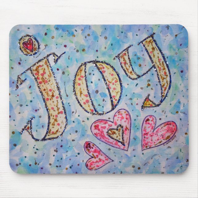 Inspirational Ord "Joy" Mousepad Musmatta (Framsidan)