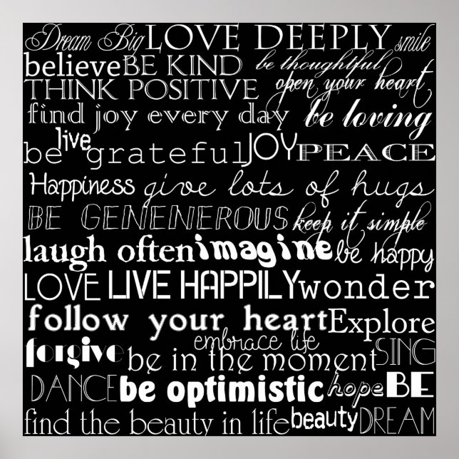 Inspirational Ord Poster (Framsidan)