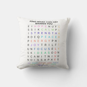 Inspirational Ord Search - Daily Positive Ord Kudde
