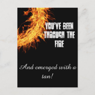 Inspirational-överlevandemeddelande Vykort