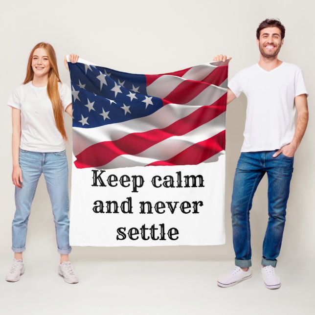 Inspirational phrase fleecefilt (På plats)