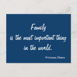 Inspirational Postcard - Familj Vykort