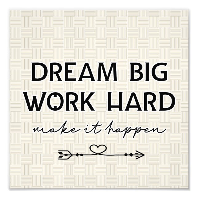 Inspirational Poster Dream Big (Framsidan)