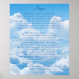 Inspirational Prayer Dikt Poster