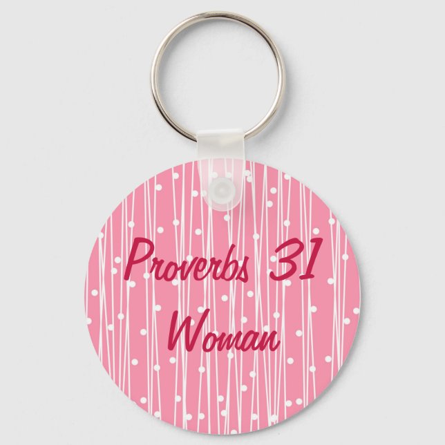 Inspirational Proverbs 31 Women Nyckelring (Framsida)
