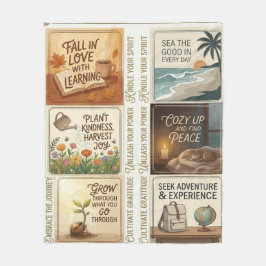 Inspirational Quote Art Sticker Sheet Fleecefilt