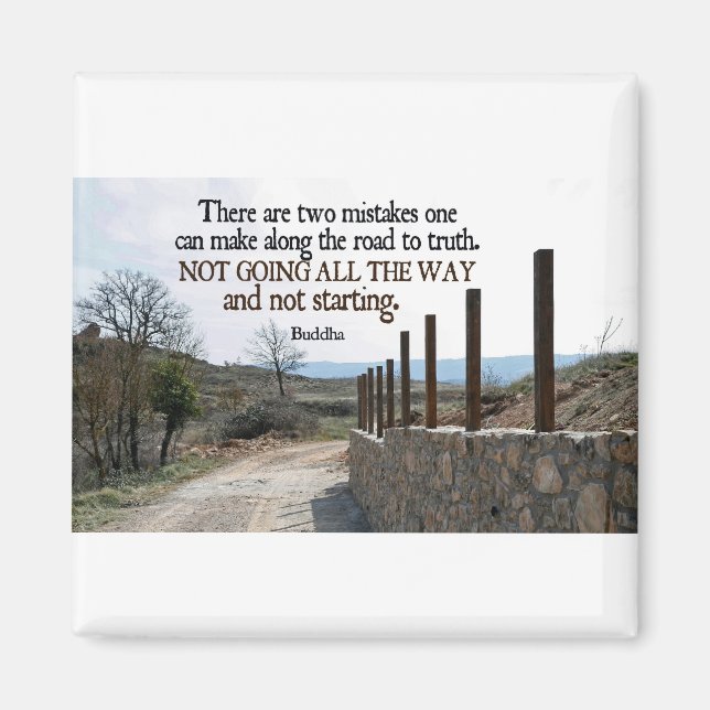 Inspirational Quote - Buddha Magnet (Framsidan)