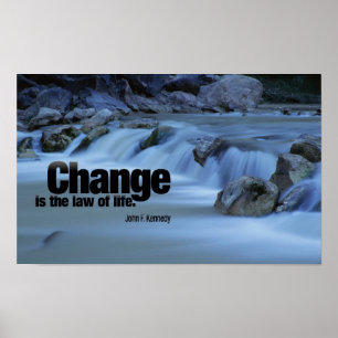 Inspirational Quote från John F. Kennedy Poster