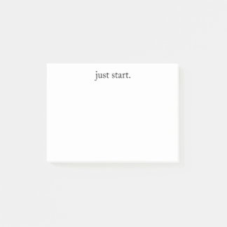 Inspirational Quote Minimalist  Post-it Block