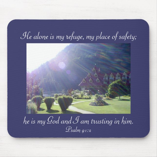 Inspirational Quote Mousepad Musmatta (Framsidan)