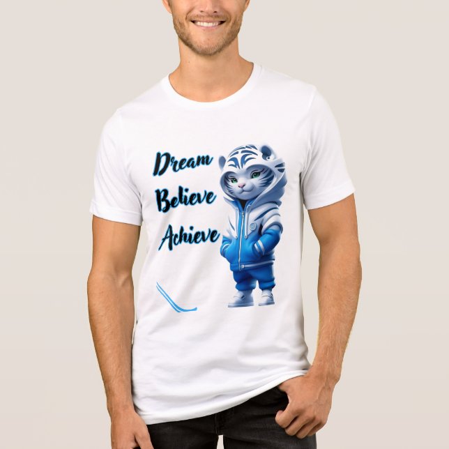  Inspirational Quote Tee for Men & Women, Casual  (Framsida)