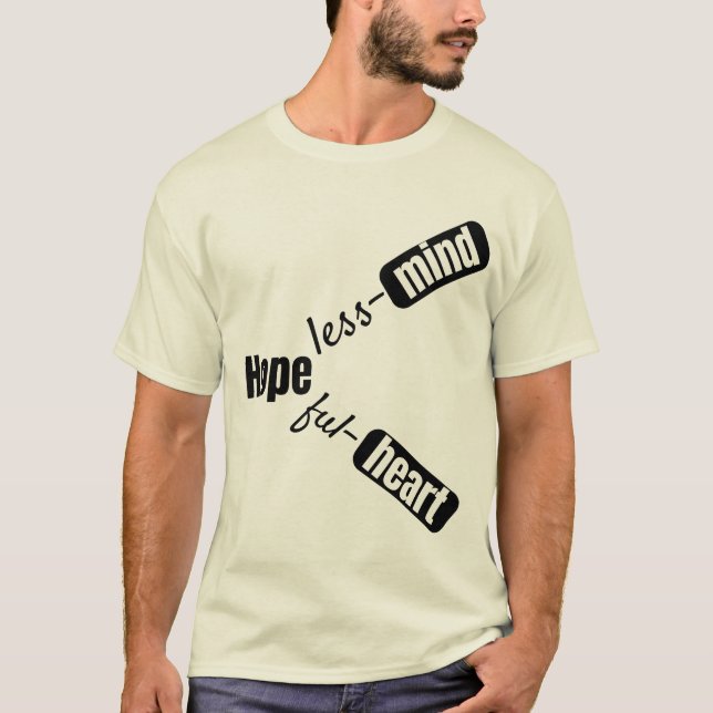 Inspirational Quote Tee – Mind & Heart (Framsida)