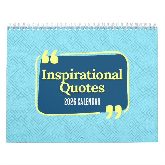 Inspirational Quotes 2026 Calendar Kalender (Omslag)