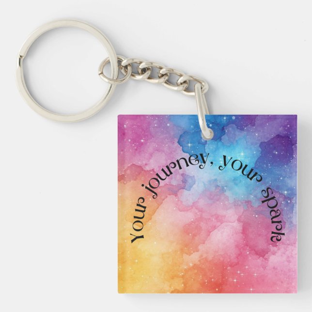 Inspirational Rainbow Sparkle Quote | Your Journey (Framsidan)
