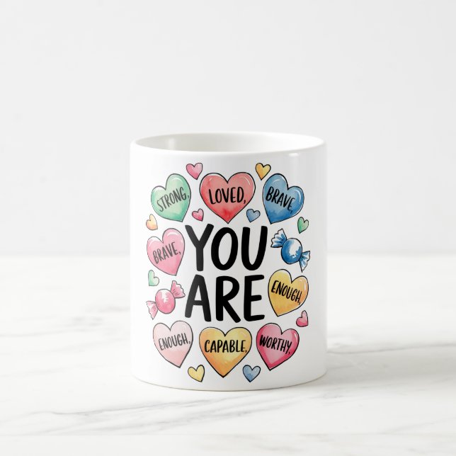 Inspirational Self Kärlek Christian Citote Kaffemugg (Center)