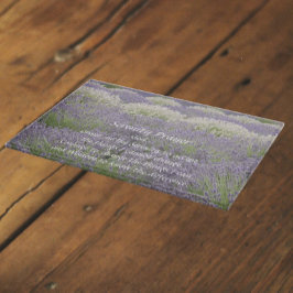 Inspirational Serenity Prayer Lavender Garden