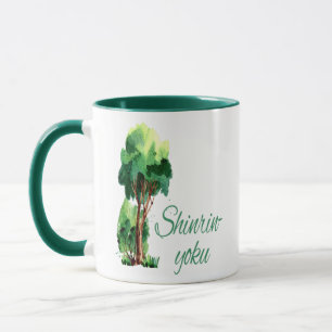 Inspirational Shinrin-yoku Forest Bathing Quote Mugg