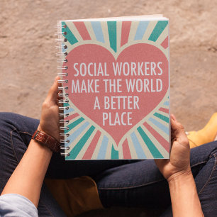 Inspirational Social Worker Gift Anteckningsbok